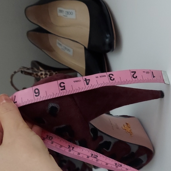 Prada Leopard Print Heels Pumps Size 38.5 - Picture 12 of 13